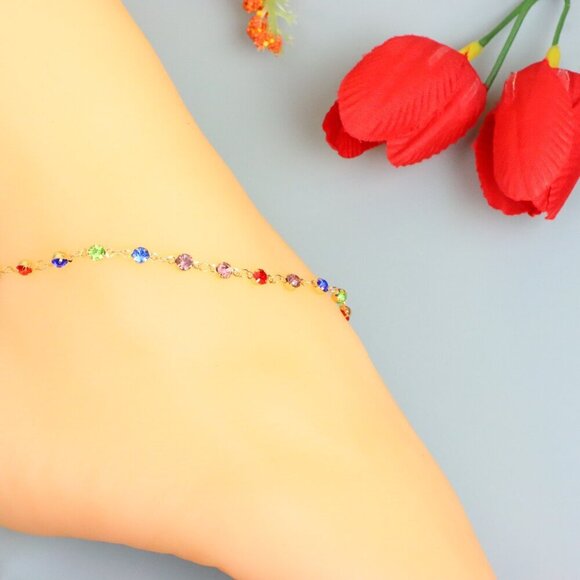 Handmade Anklet – A Stylish Choice for Women, Thoughtful Gift Idea, EVCH1661 - Picture 3 of 10